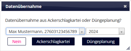 Datenübernahme ASK